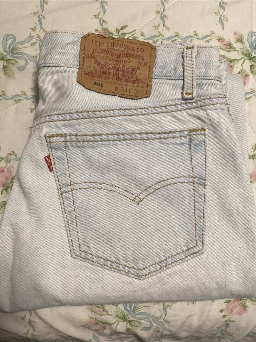 メルモン　　　　　リーバイス　501xx USA 90s W32L33 Vintage 90s Levis 501xx USA made Denim Jeans 32x34 | eBay