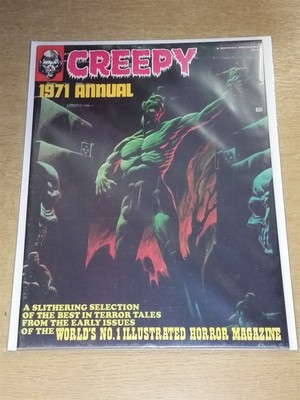 CREEPY 1971 ANNUAL PAINTED COVER KENNETH SMITH WARREN HIGH GRADE HORROR MAGAZINE