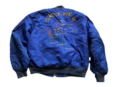 Vintage West Pac 1970s Dragon Souvenir Jacket Men s Ma1 Bomber Flight 70s Medium