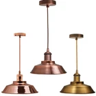 Modern Vintage Ceiling Pendant Light Shade Metal Fabric E27 Lamp Shade Kitchen