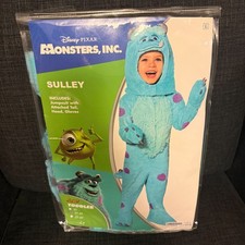 Disney Monsters Inc Sully Spirit Halloween Costume Blue Purple Toddler Sz 3T-4T