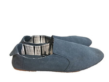 BNWT Teenage Boys Mens Sz 7 Rivers Denim Blue Slip On Canvas Style Casual Shoes