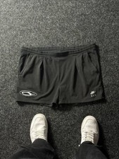 NIKE 90s Vintage Challenge Court SHOOSH POCKET SHORTS Y2K Rare With logo