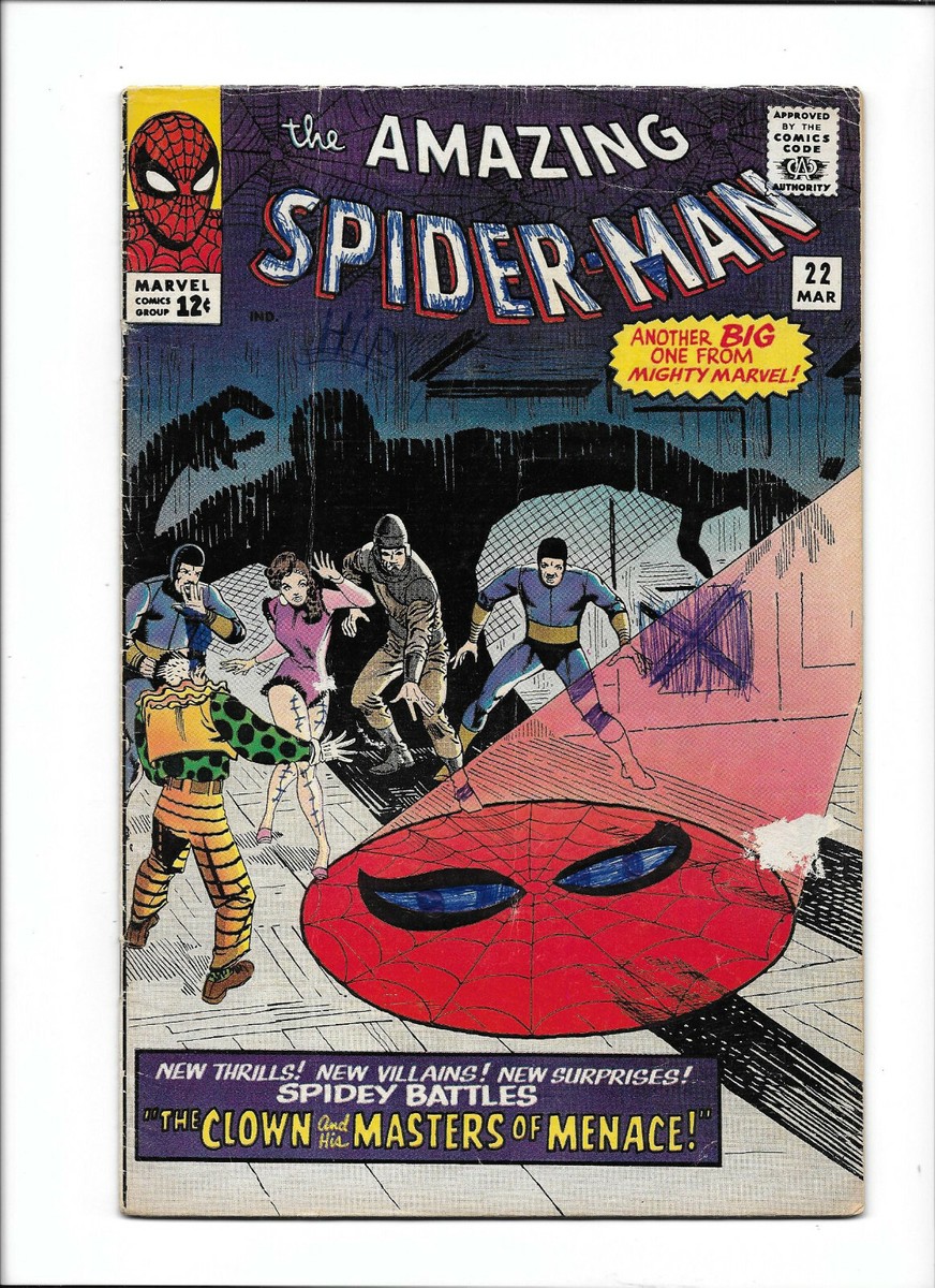アメコミ Xmen #22 マーベル　1965年 スパイダーマン Disney AMAZING SPIDER-MAN #22 [1965 GD] 