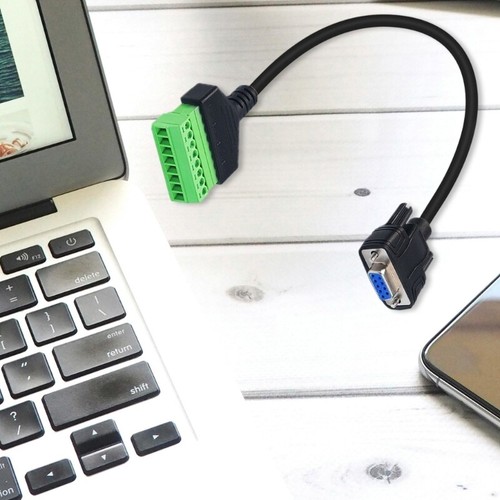 Quality DB9P RS232 to 8P Terminals Analogs Signal Cable for Device Connectivity - Afbeelding 4 van 8