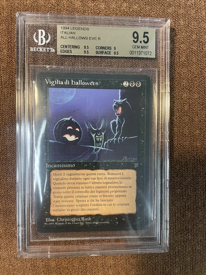 All Hallow’s Eve, Graded ITALIAN (BGS 9.5), MTG, Renaissance FBB - Image 2 of 4