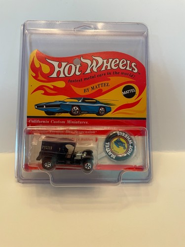 Vintage 1969 Hot Wheels Police Paddy Wagon Blue Sealed Package, M.O.C. USA - Picture 7 of 7