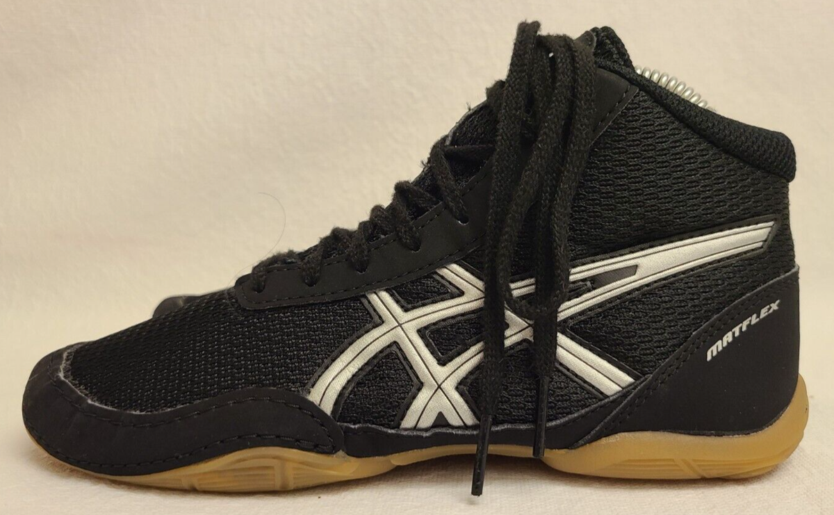 Boys ASICS Matflex 5 GS Wrestling Shoes Size: 3 Color: Black | eBay