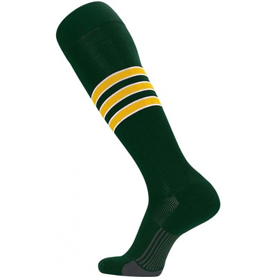 TCK Dugout Series Socks DARK GREEN | WHITE | GOLD XL