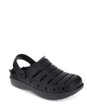 Rugged Shark Boys/girls Black Lined Clog, Size 2 NWT