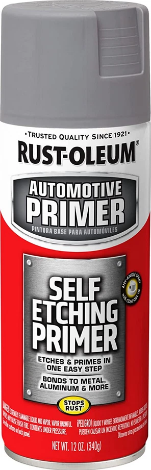 Rustoleum Self Etching Primer 3 Spray Cans 12 oz Formula Stops