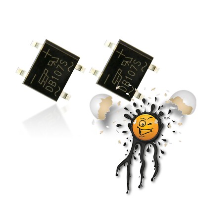 2x DB107S DB107 SEP DBS Brückengleichrichter Gleichrichter 1000V 1A Rectifier