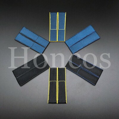 Silicone Canvas Nylon Watches Strap Compatible Fits For Breitling Black bird