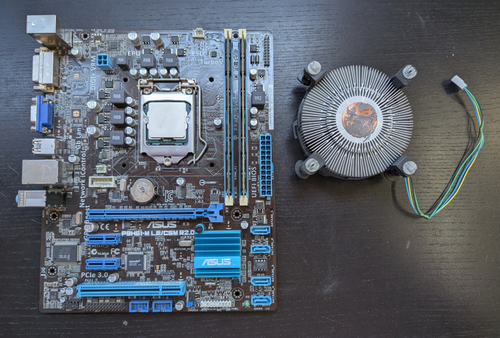 ASUS P8H61-M LE/CSM R2.0 MOTHERBOARD COMBO INTEL i7-3770 3.4GHz 16GB RAM