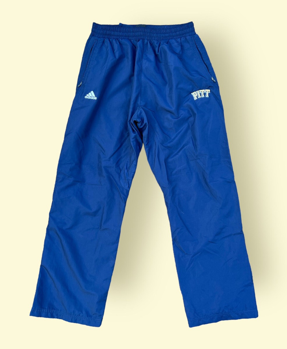 Pitt Panthers Adidas Y2K Windbreaker Pants Men's Large Blue