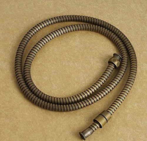 59" (1500mm) Antique Brass Flexible Handheld Shower Hose 1/2" Connection yba024 - Picture 6 of 6