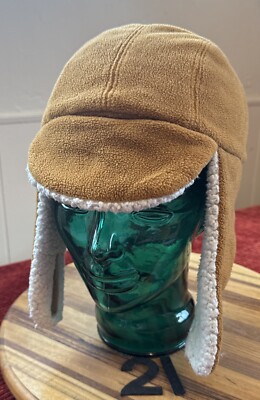 CARHARTT TODDLER Bubba Sherpa Lined Trapper Hat Brown 21