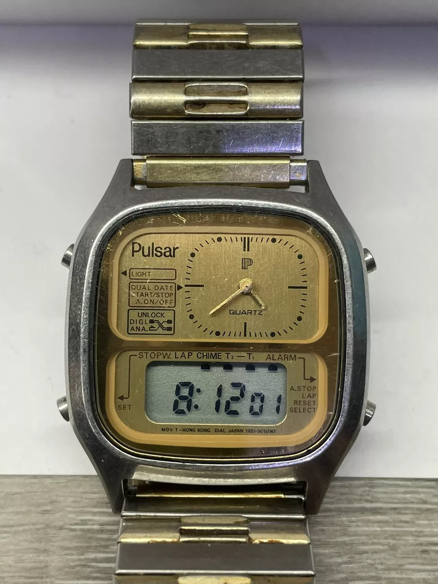 Pulsar dual 2025 time watch
