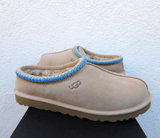 UGG SAND SANTORINI TASMAN SUEDE/ WOOL SLIPPERS/ SHOES, MEN US 11/ EUR 44  NIB