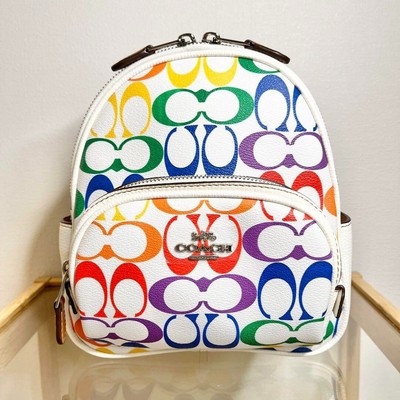 Coach Backpack Mini Backpack White Lowest Price Sold out Items From JAPAN New