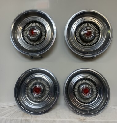 4) 1975-1978 Ford Granada Comet Maverick Monarch Zephyr 14'' Hubcap Wheel Cover