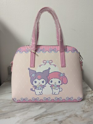 Loungefly Sanrio My Melody & Kuromi Pink Pastel Coquette  display picture 2