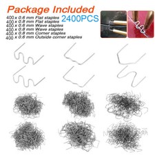 Hot Staples For Car Bumper Fender Welder Stapler Plastic Repair Welding 2400PCS