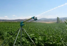 YUZUAK 2" JET 40 FULL/PART CIRCLE GEAR DRIVE RAIN GUN w/ ADJ STAND WATCH VIDEO!