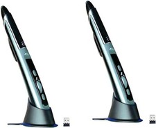  2-Pack Pocket Mouse 2.4 ghz USB 2.0 Wireless Optical Adjustable 800/1200/1600