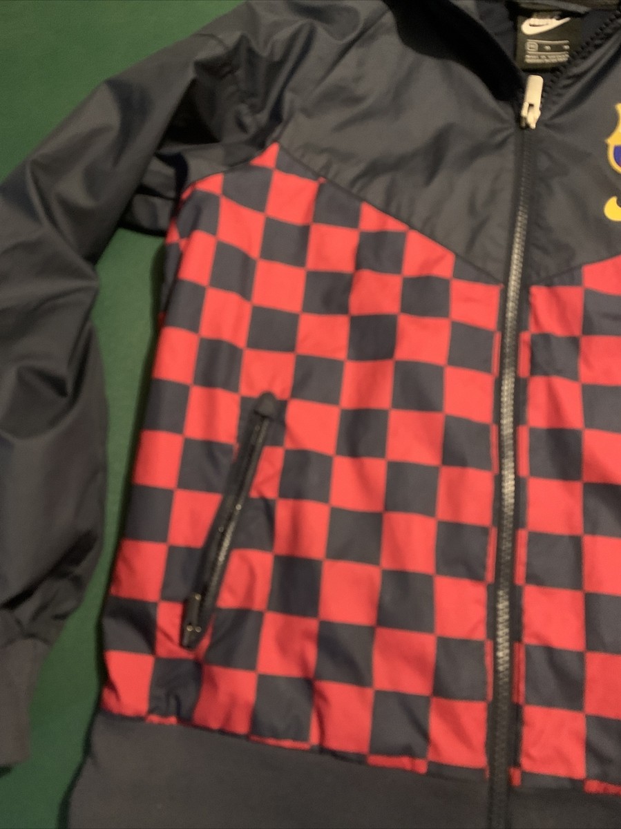 FC Barcelona Nike Full Zip Rain Jacket YM | eBay
