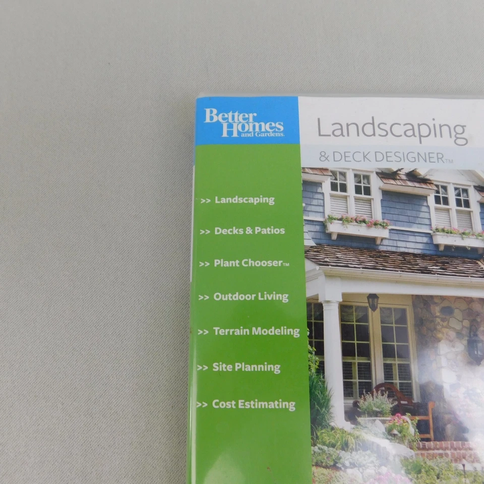 Better Homes and Gardens Landscaping & Deck Designer DVD-ROM PC Software #1457 - Image 3 of 4