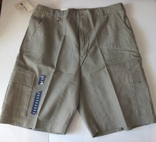 Run Arounds Men's Olive Green Cargo Shorts Size 36 Adjustable Waist