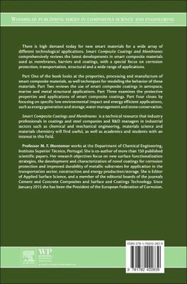 Smart Composite Coatings and Membranes Montemor Hardback Woodhead Publishing
