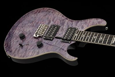 PRS Guitars 6 String SE Custom 24 Quilt Electric Guitar Viole From