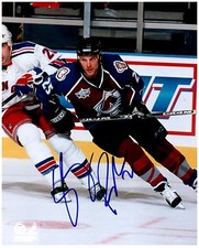 Colorado Avalanche SHJON PODEIN Signed Autographed 8x10 Pic E