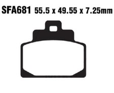 EBC Bremsbel&auml;ge SFA681 f&uuml;r Gilera Piaggio Runner DANN MP3 VX VXR i.e LT