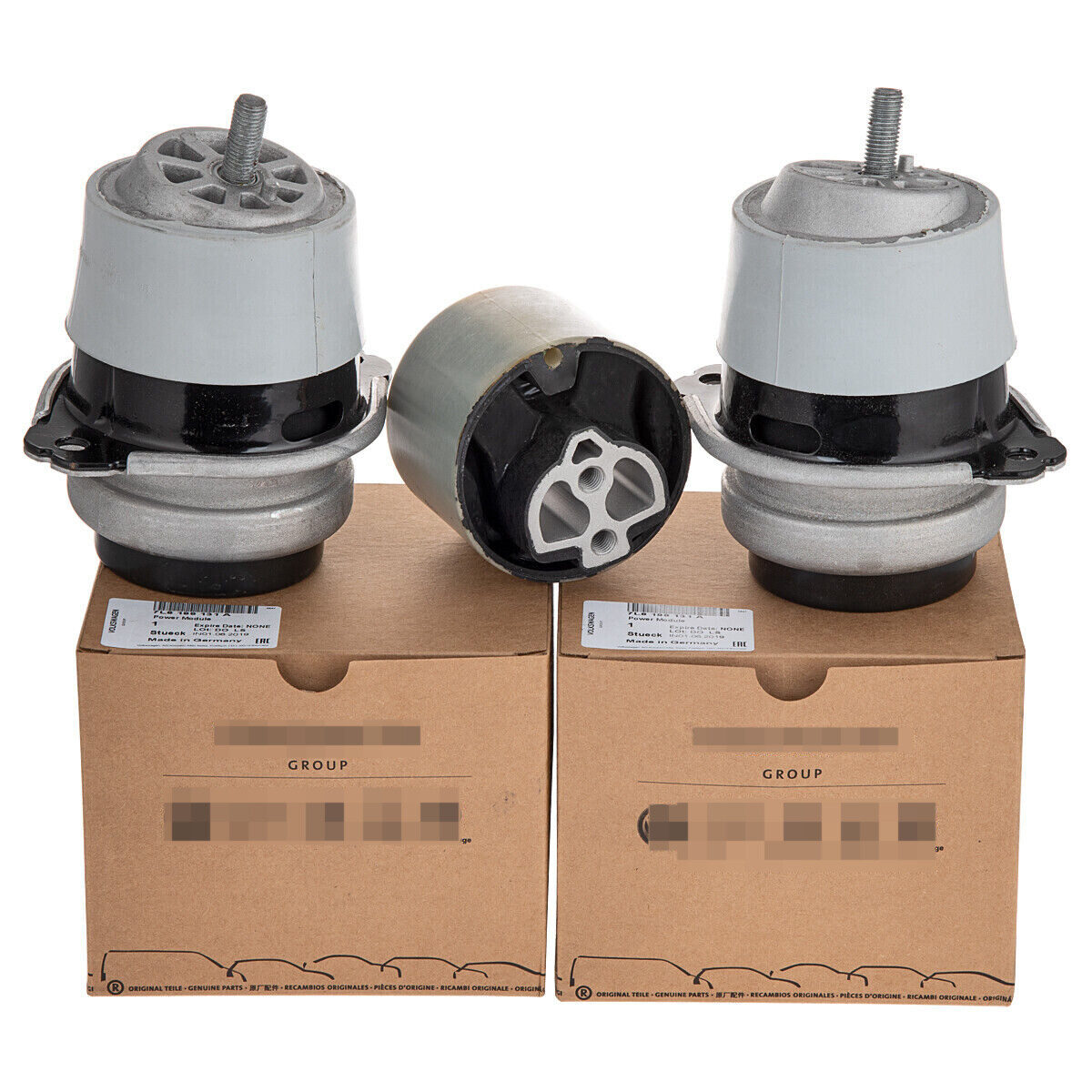 OEM Pair Engine Mounts and Trans Mount 95837504900 For Porsche Cayenne 92A 2010-