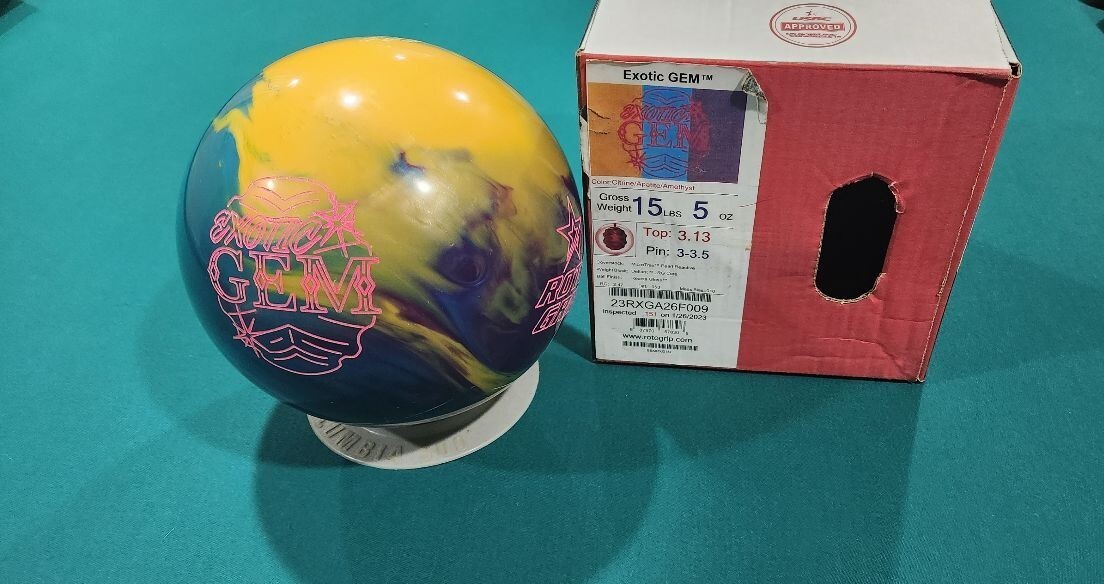 Roto Grip Exotic Gem 15 lbs NIB bowling ball | eBay