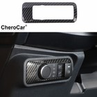 Carbon Fiber Grain Head Light Switch Cover Trim for Ford Bronco 21+ Accessories