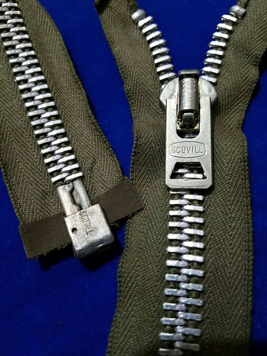 USA Vtg1965-70s SCOVILL ZIPPER#10 SEPARATING Metal=24.75in USA Vtg1965-70s SCOVILL ZIPPER#10 SEPARATING Metal=24.75in