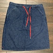 Tommy Jeans Size 5 Straight Denim Jean Skirt 1999 Y2K VTG
