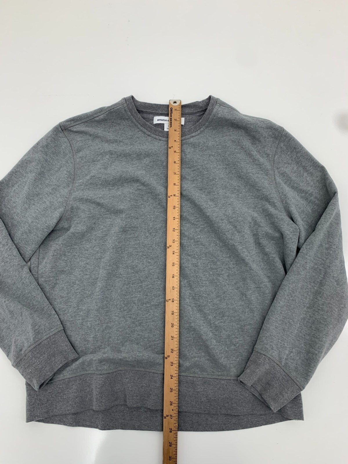 Amazon Essentials Mens Grey Pullover Sweater Size… - image 3