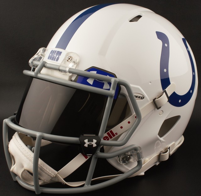 INDIANAPOLIS COLTS NFL Authentic GAMEDAY Football Helmet w/BLACKTINT