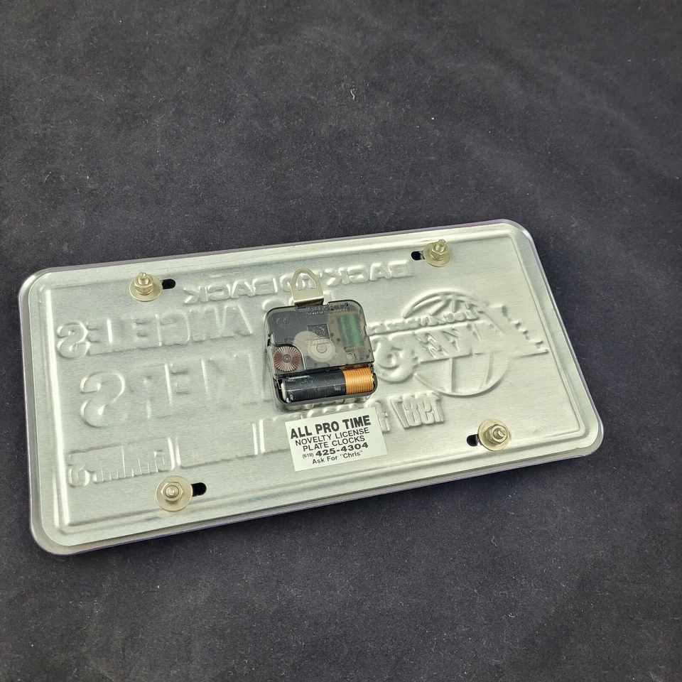 Reloj de colección matrícula lakers espalda con espalda campeonatos años 80 Foto 4 de 4