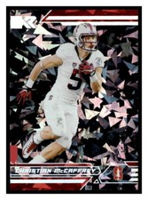 Christian McCaffrey 2022 Panini Chronicles Draft Picks XR Cracked Ice #D 11/11