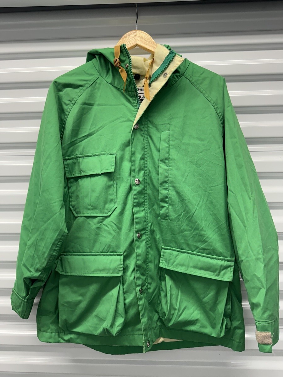 Vintage Womens Woolrich Warden Jacket Large Green USA Made Multi