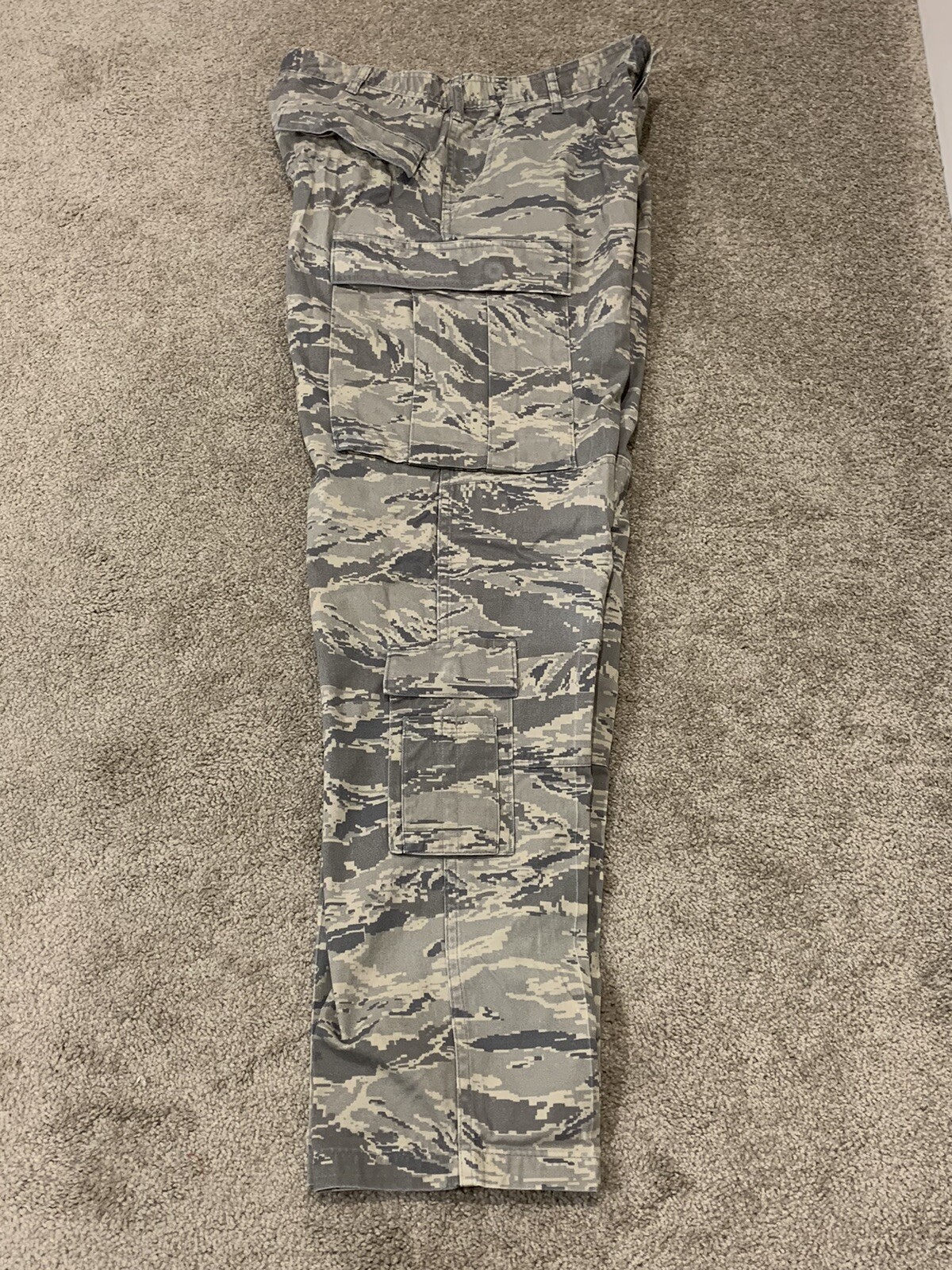 PROPPER USAF Mens Camo Cargo Pants Button Fly Elastic… Gem