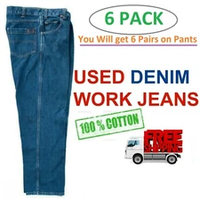 Work Jeans - PACK OF 6 - LIMITED TIME OFFER -  FREE Shipping