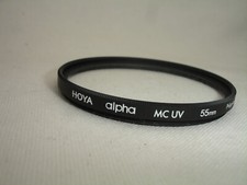 Hoya 55mm UV Filter, alpha MC UV, made in Philippines