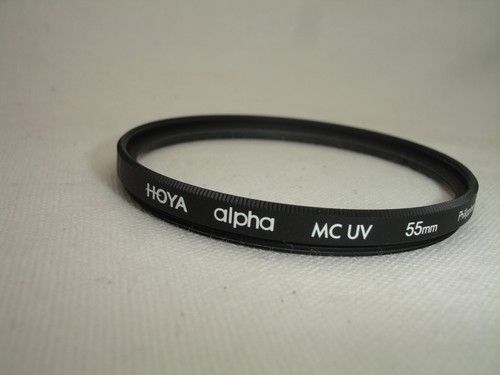 Hoya 55mm UV Filter, alpha MC UV, made in Philippines
